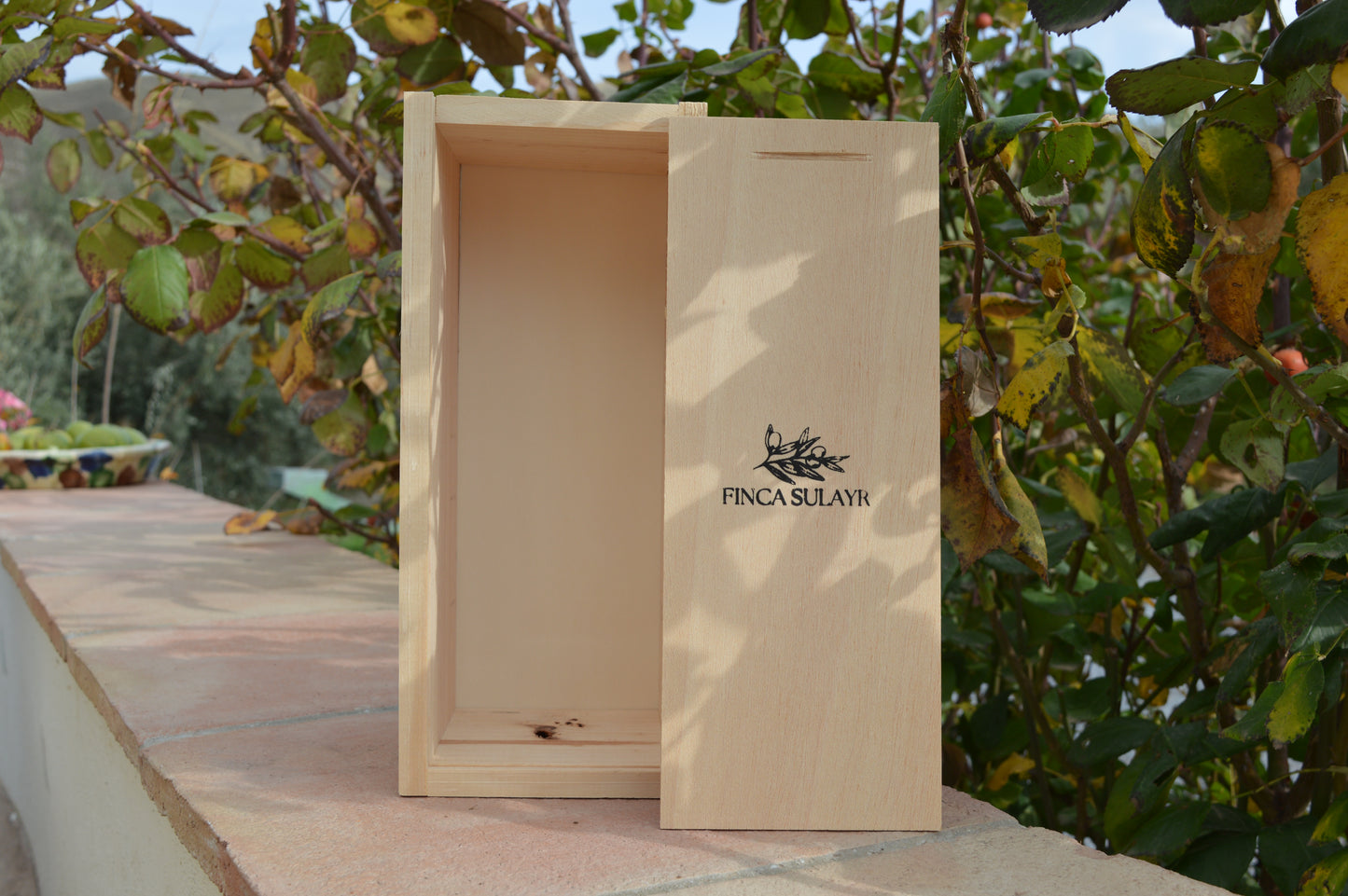 Caja de madera para regalo